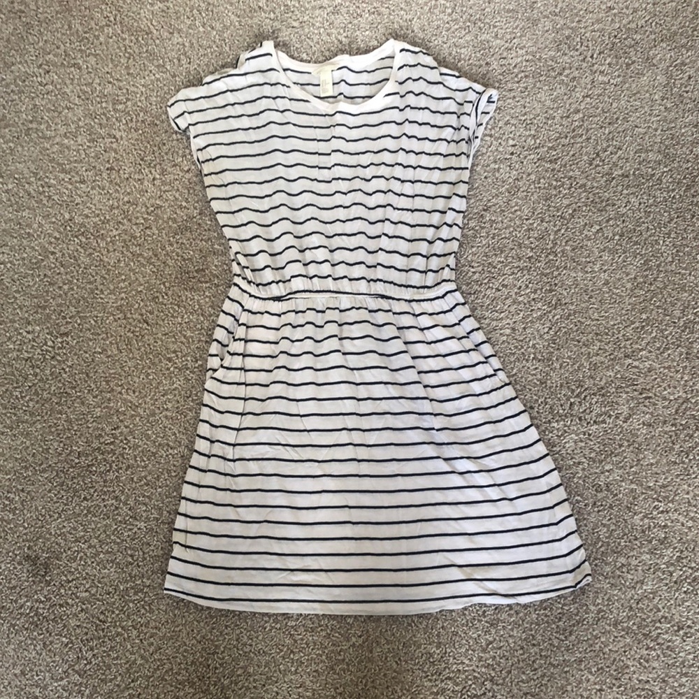Striped H&M basic dress